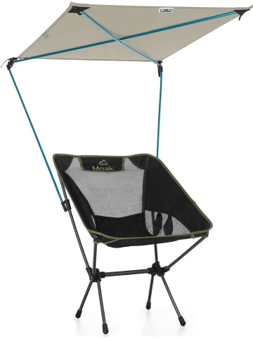 Normani Outdoor Sports Campingstuhl mit Sonnenschirm Moak in Oliv
