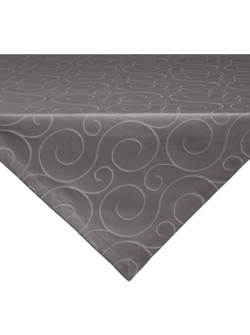 Erwin Müller Jacquard, Baumwollmischung Mitteldecke Oberhausen in anthrazit