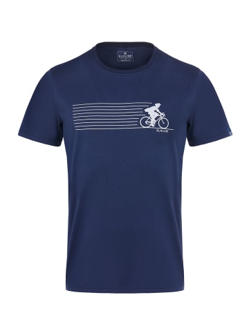 elkline T-Shirt Bike Bin Unterwegs in darkblue