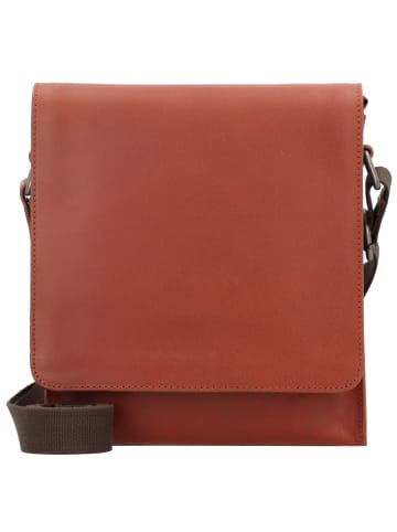 Leonhard Heyden Dakota Umhängetasche Leder 23 cm in cognac