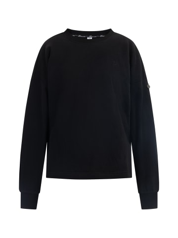 DreiMaster Vintage Damen Oversize Sweatshirt in Schwarz