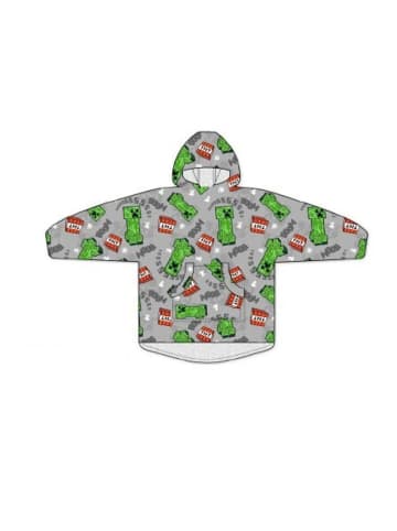 Minecraft Boom Überziehbare Plüsch-Fleecedecke, Poncho 7-14 Jahre