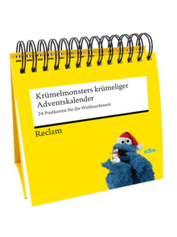 Reclam Verlag Kalender - Krümelmonsters krümeliger Adventskalender. 24 Postkarten f