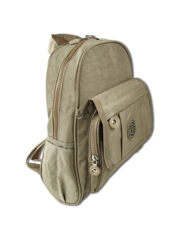 Bag Street Cityrucksack, Freizeitrucksack Nylon stone, grau ca. 26cm breit ca. 30cm hoch