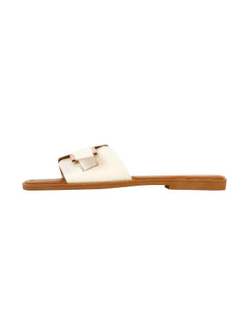 Joia Flache Sandalen zum Hineinschlüpfen Weiß