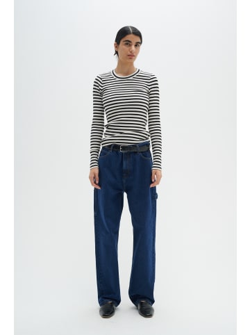 InWear Langarm-Shirt DagnaIW Slim fit in Black / Whisper White