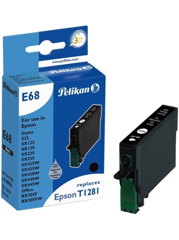 Pelikan Tintenpatrone kompatibel mit Epson T1281 schwarz Typ E68