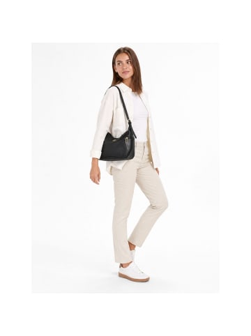 Mandarina Duck Daisy Schultertasche Leder 26 cm nero