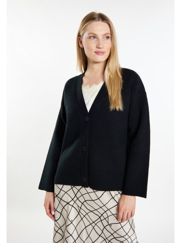 DreiMaster Damen Strickjacke in Schwarz