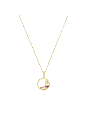 Amor Collier Silber 925, gelbvergoldet in gold