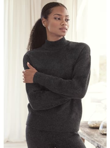 LASCANA Strickpullover in Anthrazit