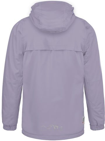 Normani Outdoor Sports Kinder Regenjacke mit Fleecefutter in Lila