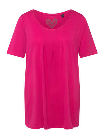 Ulla Popken Shirt in fuchsia pink