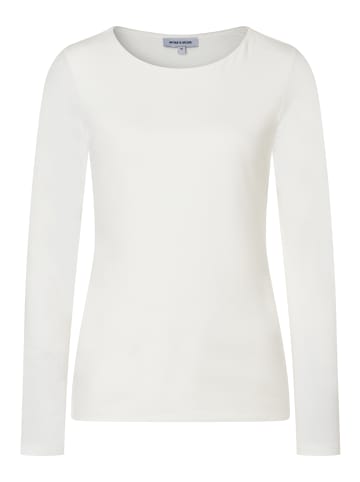 More & More Baumwolljerseyshirt in off white