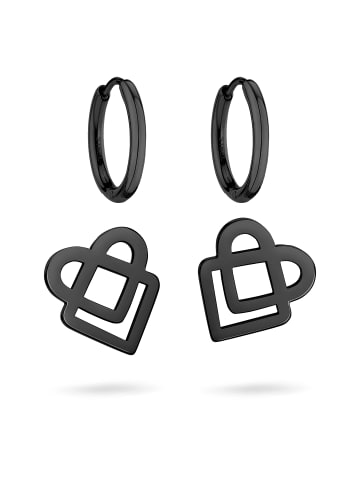 LIEBESKIND BERLIN Creolen Icon in schwarz