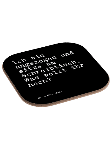 Mr. & Mrs. Panda bieruntersetzer Ich bin angezogen und... mit Sp... in Schwarz