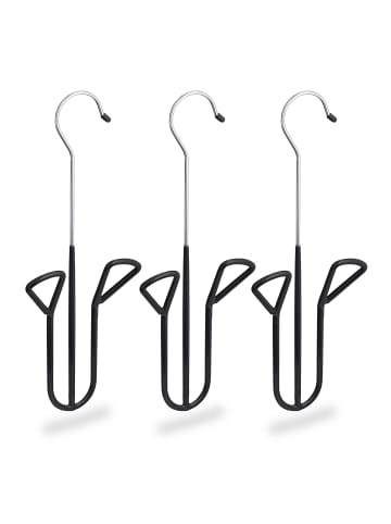 relaxdays 6x Schuhbügel in Schwarz