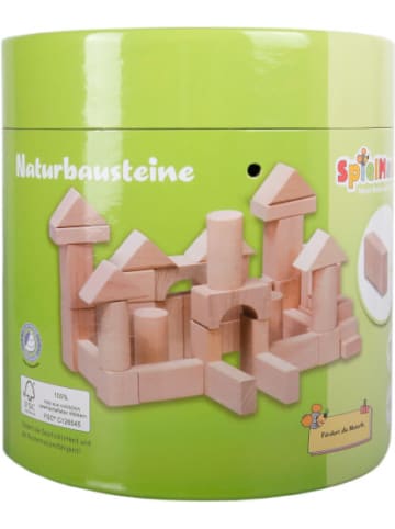 Spielmaus Holz Naturbausteine 100 Stück, 25 mm - ab 12 Monate