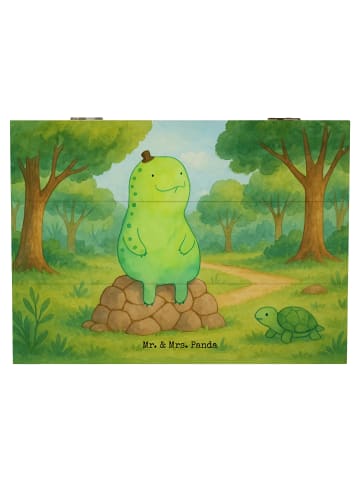 Mr. & Mrs. Panda Kiste Schildkröte Pause Design ohne Spruch in Weiß