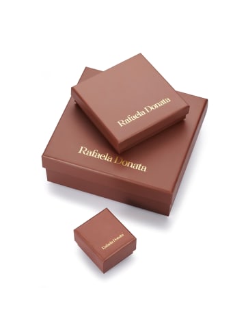 Rafaela Donata Perlen-Armband Muschelkernperle in grau/schwarz