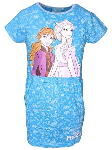 Disney Frozen Sommerkleid Disney Frozen Elsa & Anna in Hellblau