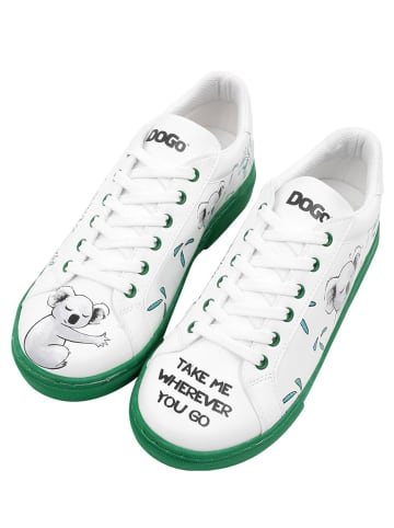 Dogo Ace Sneakers - Koala Hug in Weiß