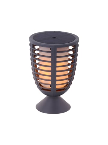 näve LED Solarleuchte "FACKEL" in grau - (L)9.5 cm x (B)9.5 cm x (H)72.2 cm