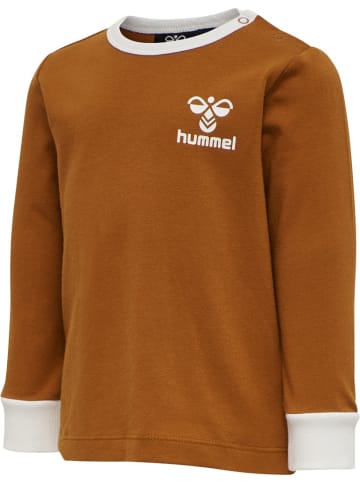Hummel Shirt "Hmlmauilino T-Shirt L/S" in Orange