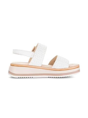 Gabor Plateau Sandalen in weiß