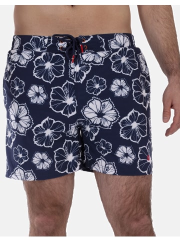Frozen Cape Badeshorts RIBEIRA in Dark Blue Printed