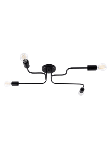 Nice Lamps Kronleuchter VARDO 4 schwarz  H 105