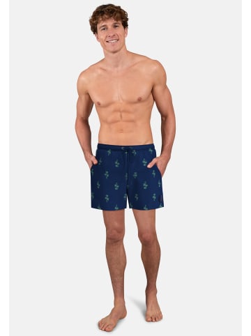CECEBA Badehose Naas in blau-dunkel-Allover