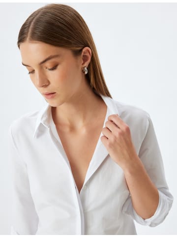 KOTON Shirt in Grauweiß