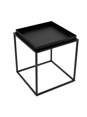 CALICOSY Beistelltisch SKYE in Schwarz - (W) 45  x (H) 45  x (L) 52  cm