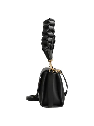 COCCINELLE Boheme Grana Double - Umhängetasche 26 cm (ribes/prune) in noir/cognac