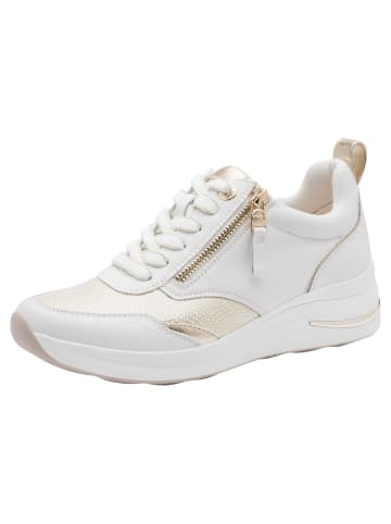 Tamaris WIDE FIT Sneaker in WHITE/GOLD