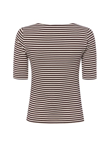 Zero T-Shirt in schoko ecru