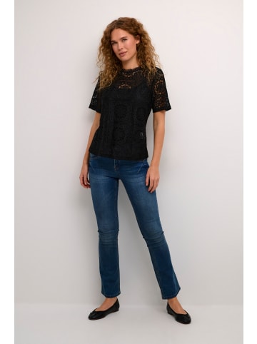 Cream Bluse kurzarm CRTiley Regular fit in Pitch Black