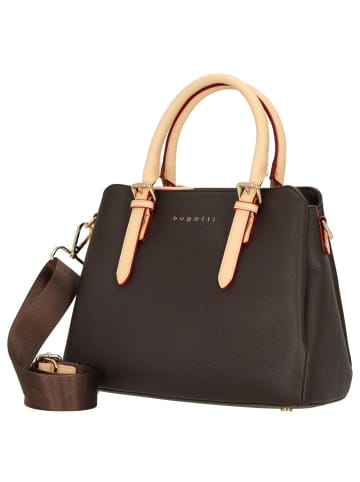 Bugatti Ella M - Henkeltasche 30 cm (beige) in darkbrown