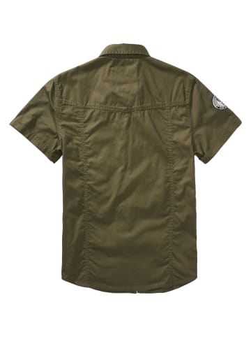 Brandit Brandit Herren Luis Vintage Shirt Short Sleeve in olive