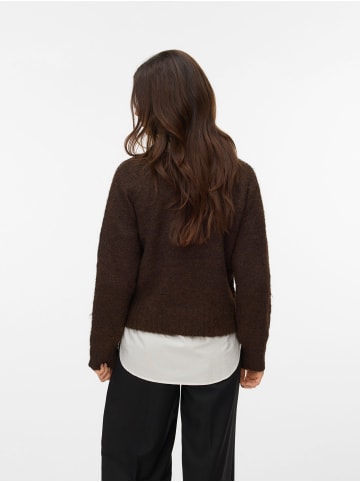 Vero Moda Strickpullover in Chocolate Torte
