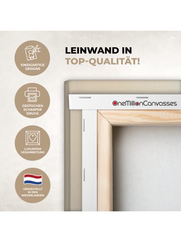 MuchoWow Leinwand Bilder Flaum