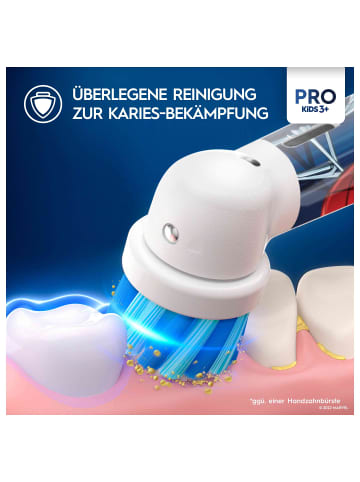 Oral-B Elektr. Kinderzahnbürste "Vitality Pro Kids Spiderman" + 8 Aufsteckbürsten