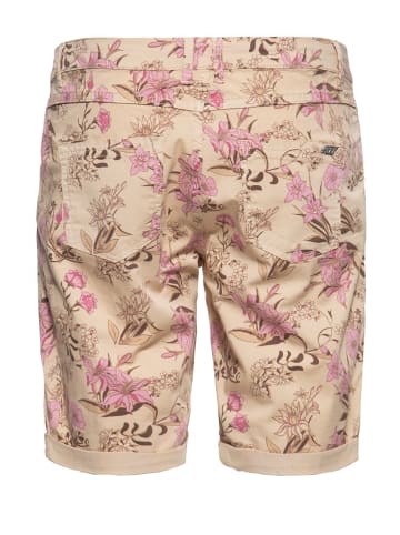 ATT Jeans ATT Jeans ATT JEANS Feminine Jeansshorts mit floralem All-Over Print Lola in beige