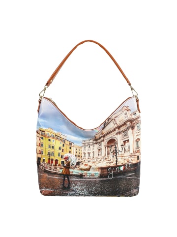 Y Not? Yesbag Schultertasche 31 cm in rainbow rome