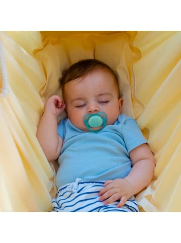 Schmusewolke Federwiege mit Deckenbefestigung und Motor Bio Kunstfaser Motor Weiß