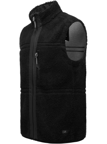 ragwear Plüschweste Noory Vest in Black