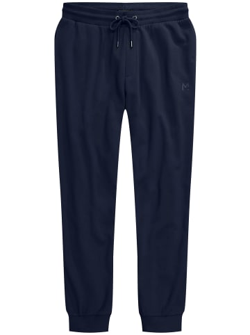 Men Plus Lange Sweathose in navy blau