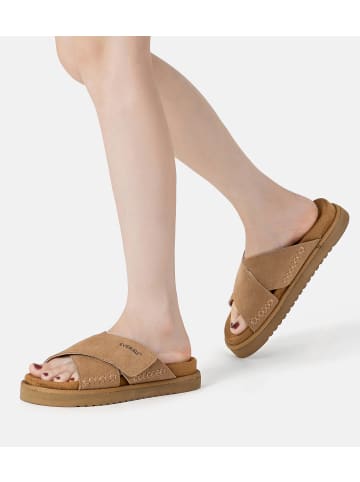 EVERAU Australia Leder Sandalen - Rose in Kastanie