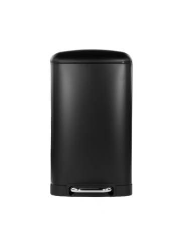5five Simply Smart Müllbehälter mit Pedal ARIANE, 20 l in Schwarze Matte, 29,5 x 53,3 x 30 cm